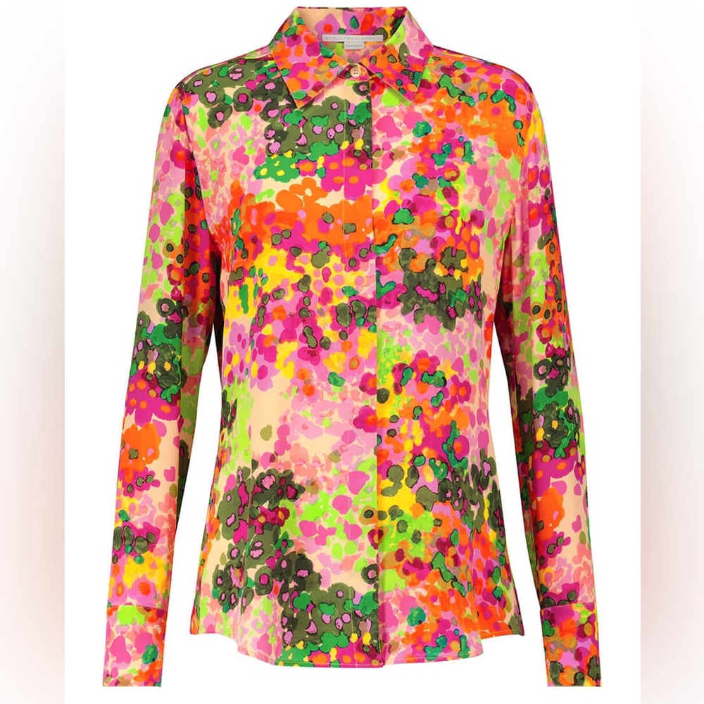 Stella McCartney button down blouse size 46
